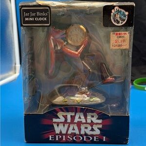 Star Wars Episode I Episode I Jar Jar Binks Mini Clock